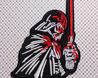 FLORAL STAR WARS Iron On Patch Embroidered Badge Darth Vader Stormtrooper - Foto 6