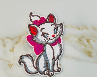 Aristocats Kitten Marie Character 3" Tall Embroidered Patch