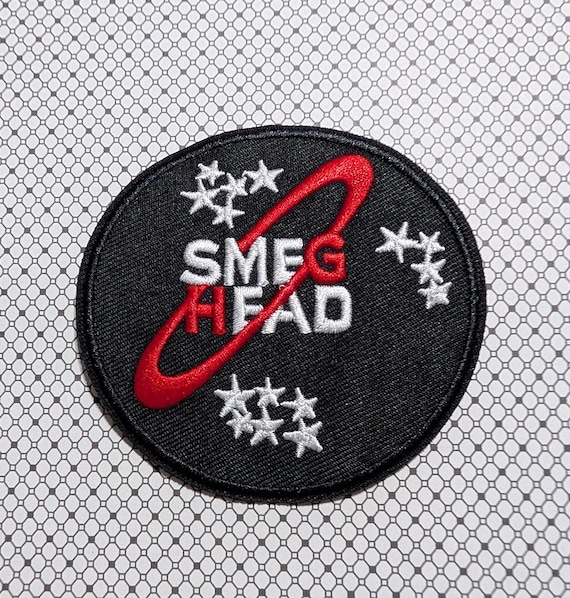 Red Dwarf Smeg Head 3" Diameter Iron-on/Sew-on Embroidered Patch