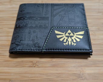 Zelda Triforce Wing Ancient Pictures Bifold Wallet
