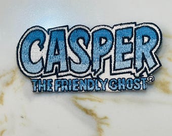 Casper the Friendly Ghost Name 3" Wide Embroidered Patch