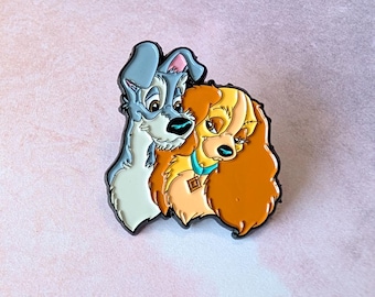 Disney Pins Lady and the Tramp Movie Themed 5 Trading Park Pin Set