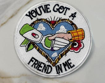 Toy Story "You've Got A Friend In Me" 3.5" in Diameter Embroidered Patch