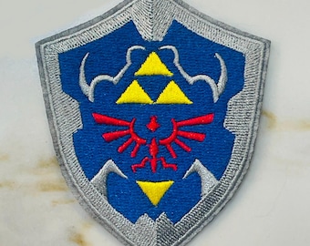 Zelda Hylian Shield 2.75" Tall Embroidered Patch