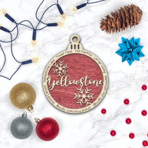 Yellowstone Nationalpark Ornament