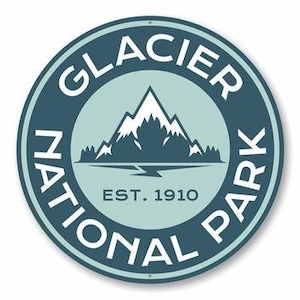 Glacier National Park Sign
