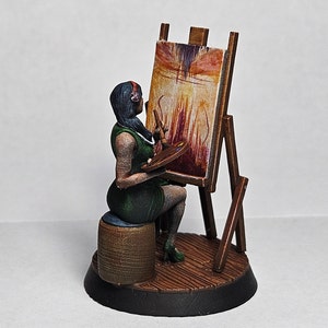 Arkham Horror LCG Compatible Investigator Miniature - The Painter - Path Campaign