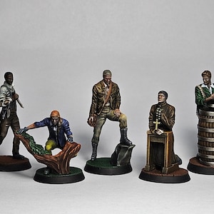 Arkham Horror LCG Compatible Investigator Miniatures - Forgotten Campaign Set of 5