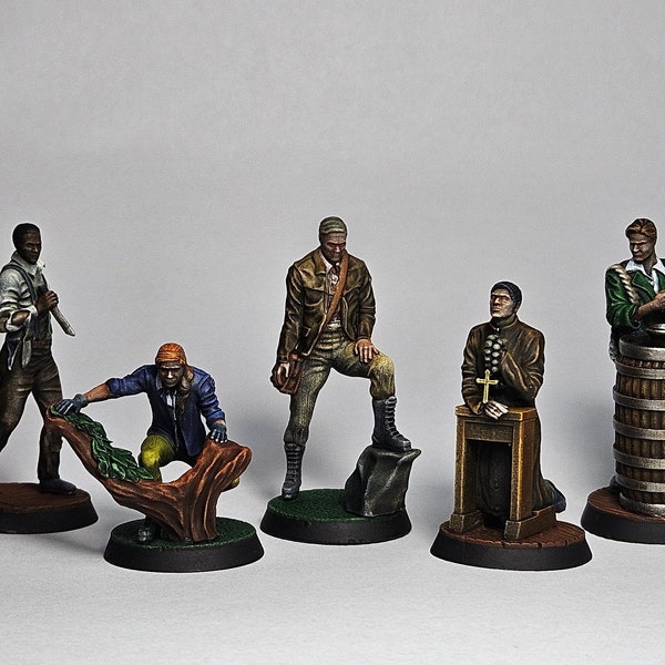 Arkham Horror LCG Compatible Investigator Miniatures - Forgotten Set of 5