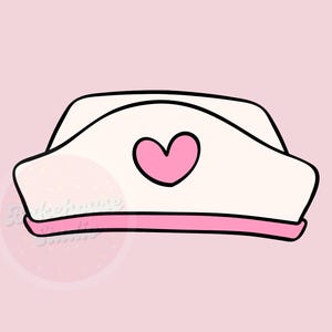 STL Nurse Hat | Digital Cookie Cutter | Digital File | Health Doctor Medical  | 1131