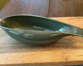 Green Ceramic Gravy Boat Designed by Russell Wright American Modern Cedar Line Steubenville Pottery Gift for Her Kitchen Service Collection