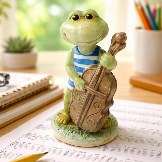 Vintage Figurines Animals Playing Musical Instruments - Etsy