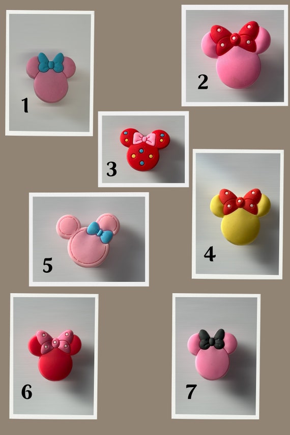 Mickey Mouse Ears W/bow Croc Charms 