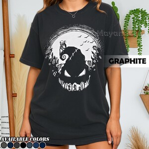 Retro 90's Comfort Colors BoogieMan T-Shirt, Oogie Boogie Charakter The Nightmare goldene Weihnachten Halloween T-Shirt, Geschenk für Frauen und Männer Bild 4