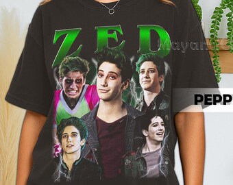 T-shirt Disney Zed rétro des années 90 aux couleurs du confort, t-shirt graphique fan Bootleg Zombies 4 Disney Zed, cadeau pour femme et homme