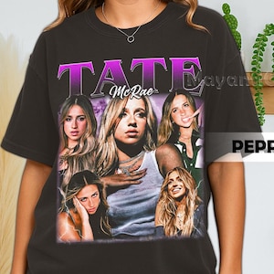 Tate McRae Tシャツ Tate McRae T-Shirt 2024 Think Later World Tour Merch Cosplay Tee