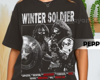 Retro 90's Comfort Colors Bucky Barnes T-Shirt, Bucky Barnes Bootleg Fan Tee T-Shirt, Gift For Women and Man