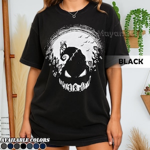 Retro 90's Comfort Colors BoogieMan T-Shirt, Oogie Boogie Charakter The Nightmare goldene Weihnachten Halloween T-Shirt, Geschenk für Frauen und Männer Bild 2