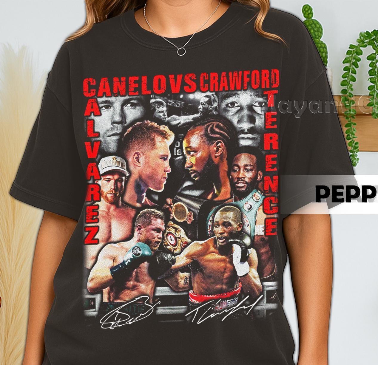 90年代のレトロなコンフォートカラーのカネロ・アルバレス対