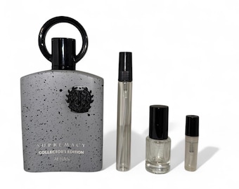 Supremacy Collector’s Edition Cologne | 2ml 5ml 10ml Spray | Long-Lasting Masculine Scent | Hand-Poured Fragrance