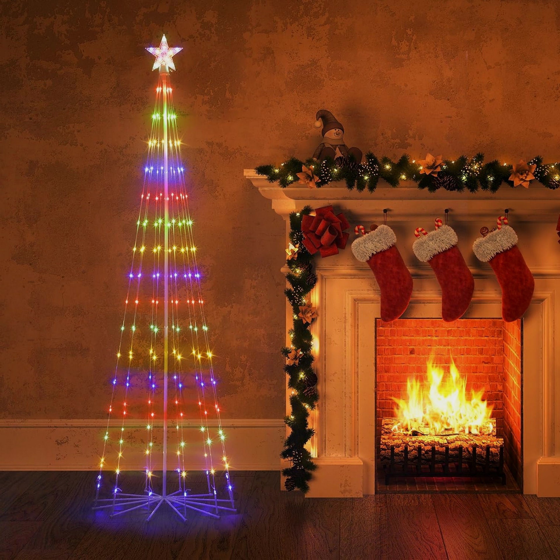 7.5ft LED Outdoor Christmas Tree Light Show Decorations Etsy