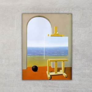 Rene Magritte A Condição Humana Pintura, Rene Magritte Cartaz, Rene Magritte Praia Cartaz, Rene Magritte Obras De Arte, Exposição De Arte, Ideia De Presente