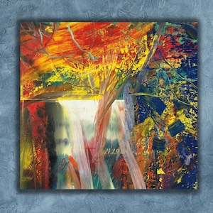 Gerhard Richter Artworks,Gerhard Richter Clouds Art Canvas Art Print,Abstraktes Bild canvas wall art print,Modern Wall Art decor