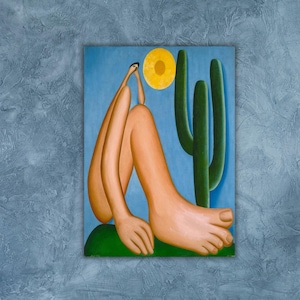 Tarsila Do Amaral Abaporu Print Art,Tarsila Do Amaral Abaporu Canvas Wall Art Print,Brazil wall art Decor,Tarsila do Amaral Art Gift