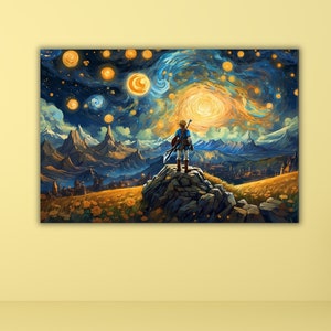 Zelda Home Decor,Zelda Game Room Decor,Zelda Canvas Poster Print Arts, The Legend of Zelda Wall Art, Gift for Kids, Zelda Poster Wall Decor
