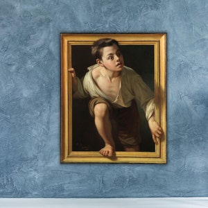 Huyendo de la Crítica, Printed Canvas, Pere Borrell del Caso, Escaping Criticism, Art Lover Gift, New Home Gift, Living Room Art