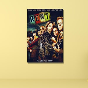 RMRent ミュージカル シアター ポスター、壁飾り、Rent ミュージカル ポスター ウォール アート ギフト 編集可能なデジタル ポスター ブロードウェイ、Rent ミュージカル キャンバス ウォール アート