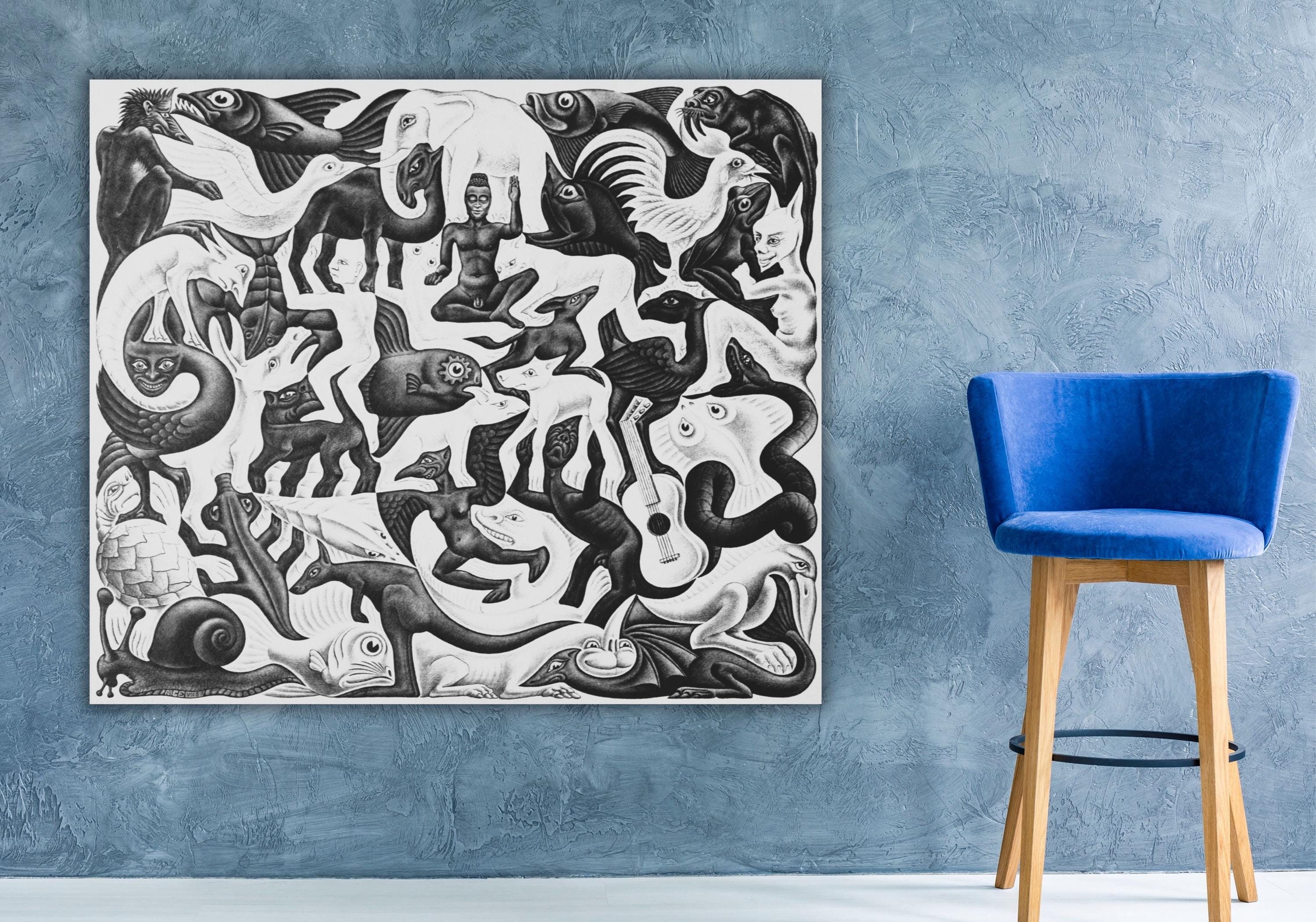Mc escher mosaic - Etsy 日本