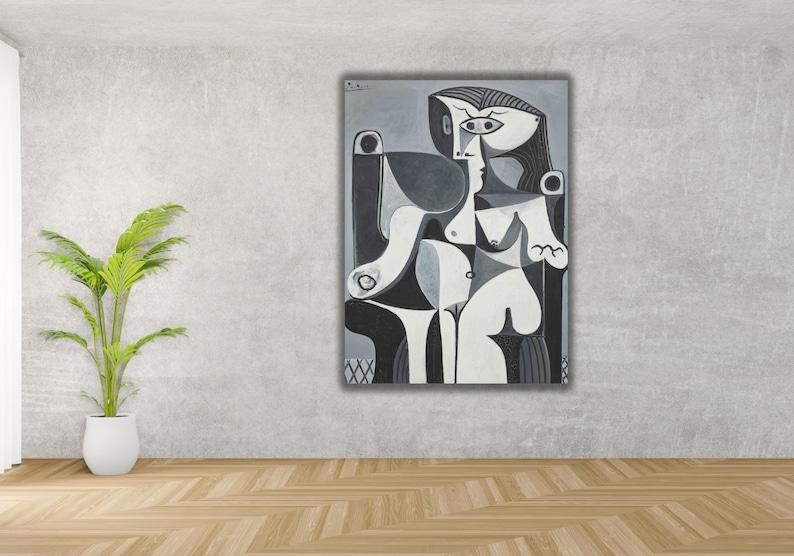 Pablo Picasso Abstract Face,picasso Cubism Art Design Canvas Art Print