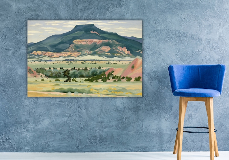 Georgia O'keeffe New Mexico Landscapes,o'keeffe Poster,georgia O'keeffe ...