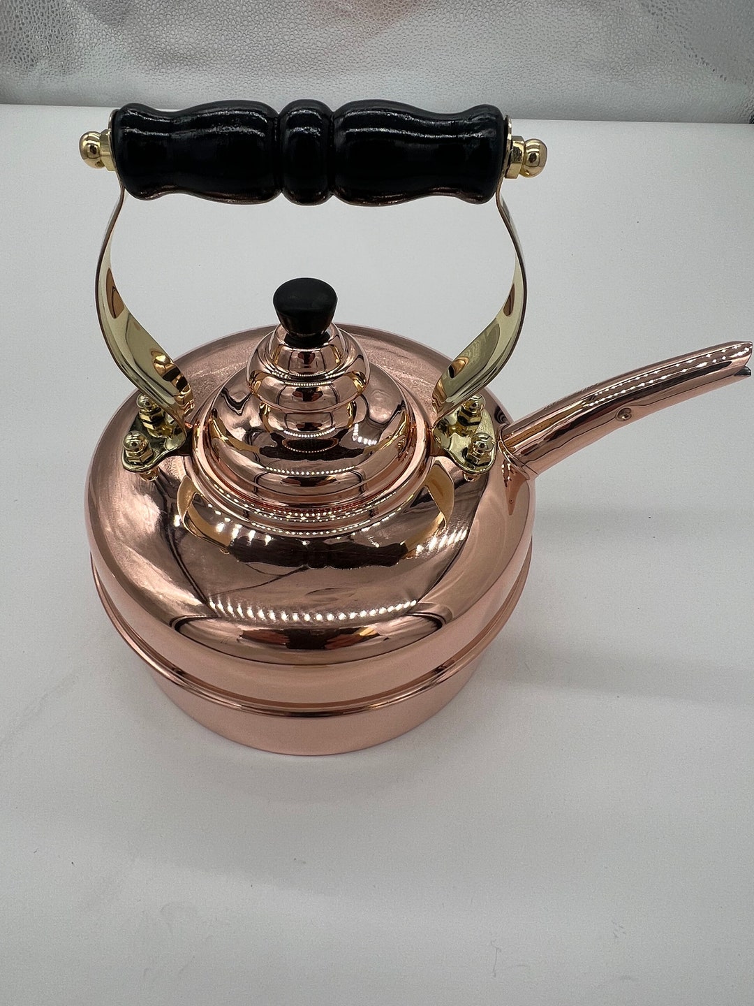 Vintage Simplex Solid Copper Teapot Tea Kettle Made in England Etsy