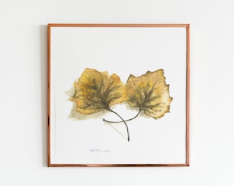 leaf leaves drawing, fall leaves, drawing drawing, nature drawings, nature scenery, nature scene, Watercolor Painting, aquarelle, fine art