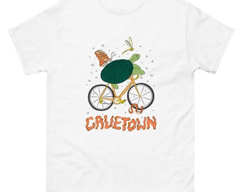 Cavetown Turtle on Bike PNG, T-Shirt Design (Digital Download)