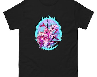 Hazbin Hotel T-Shirt PNG, Alastor Character Print (Digital Download)