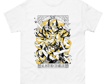 Alastor X Charlie Hazbin Hotel PNG, T-Shirt Print (Digital)