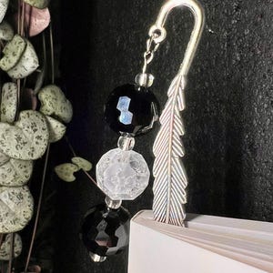Black and Crystal Bookmark