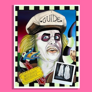 Beetlejuice Guide Art Print