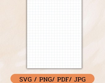 Printable Graph Paper: Letter Size Grid (Digital Download)