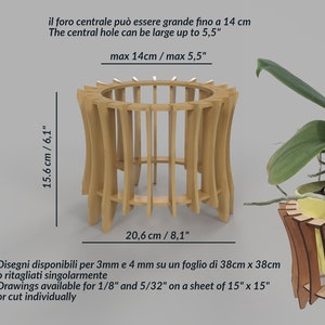 Porta Vaso per fiori o candele
