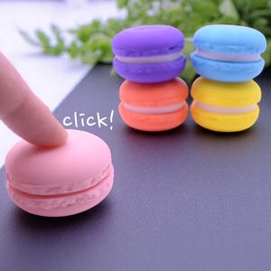 Brinquedo Fidget Clicker Macaron | Alívio do Estresse Fofo | Impressão 3D | Fabricado na Austrália
