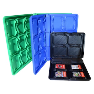 Suporte para cartões de jogo do Switch | Caixa de armazenamento impressa em 3D para jogos do Nintendo Switch | Organizador compacto para cartuchos de jogos