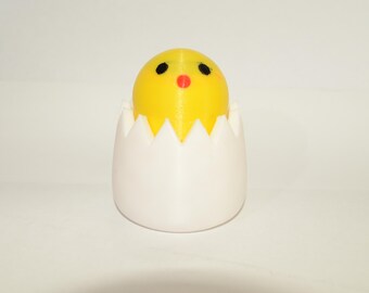 Juguete Fidget Chick impreso en 3D: un compañero de escritorio saltarín