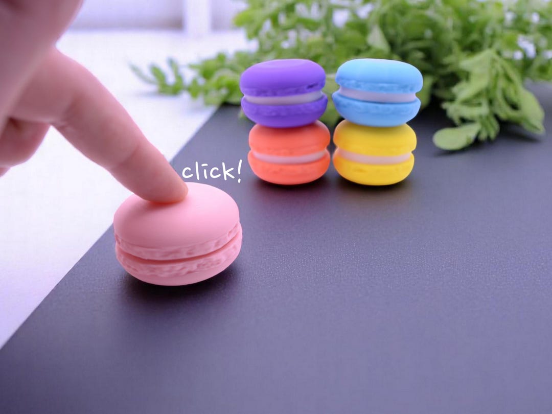 Macaron Clicker Fidget Toy | 3D Printed Stress Relief - Etsy Australia