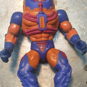 Vintage 1982 MOTU Masters of The Universe He-Man Man-E-Faces Action Figure
