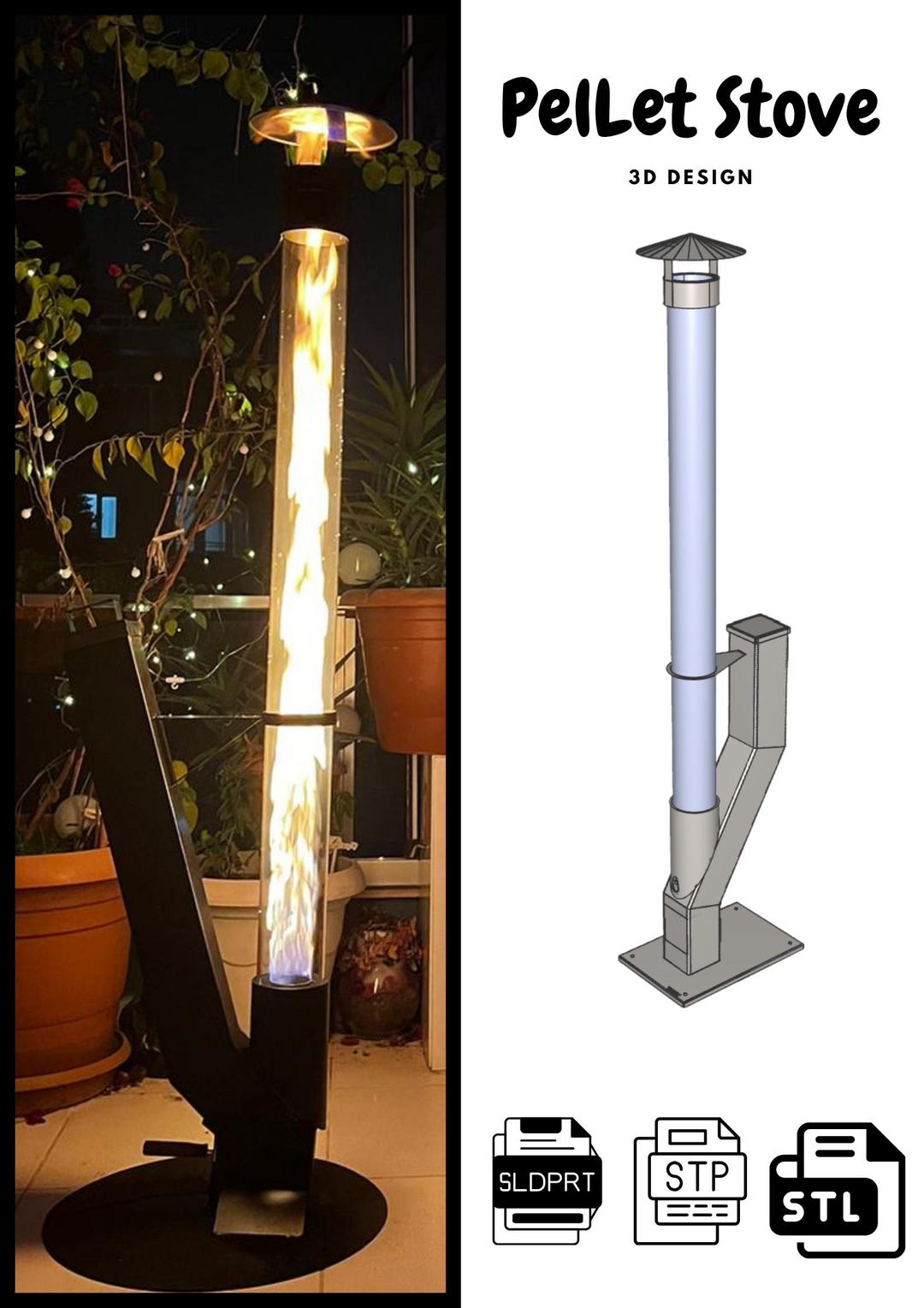 Custom Pellet Stove Design for Efficient Home Heating