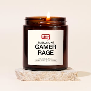 Gift for Gamer Candle, Funny Gamer Gift, Gamer Boyfriend Gift,  Gift for Video Game Lover, Video Game Rage Candle, Video Game Gift
